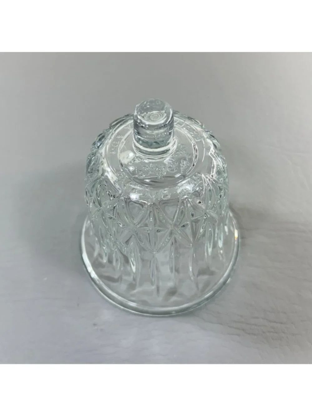 Vintage Home Interiors Clear Glass Peg Votive Candle Cup Sconce Insert Made in U